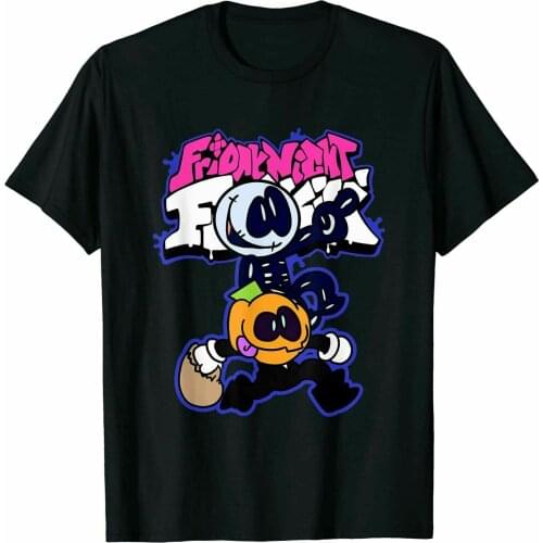 Friday Night Funkin Skid And Pump T-Shirt Unisex Size S-3XL 100% Cotton
