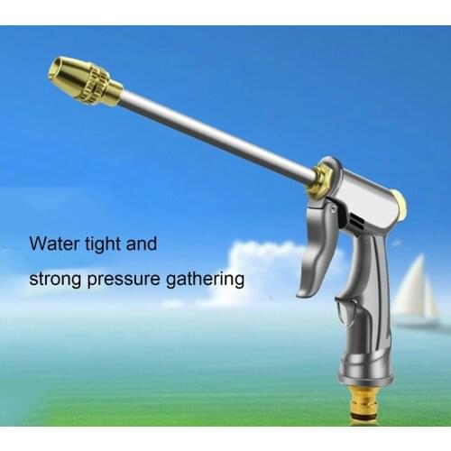 Hot 360 Degree Rotatable Spray Head Watering Sprayer White High Pressure Washer Labor-saving Easy Car Wash Water Gun Garden Tool