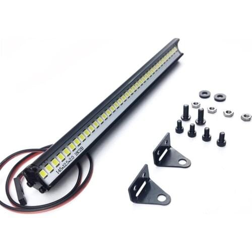 RC Car Upgrade Parts LED Light Bar 36 LED Bulbs Roof Lamp for 1/10 RC Crawler Traxxas TRX4 Axial SCX10 90046 D90 TF2
