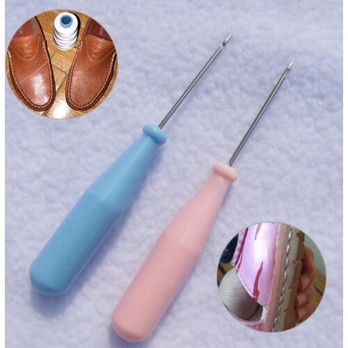 Cutting Paper Dies Canvas Leather Sewing Supplies Hand Stitcher Taper Leather Craft Sewing Awl Shoes Repair Tool Needle