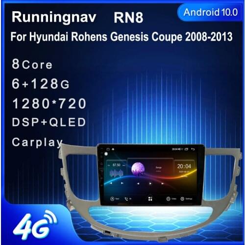 Runningnav For Hyundai Rohens Genesis Coupe 2008-2013 Android Car Radio Multimedia Video Player Navigation GPS