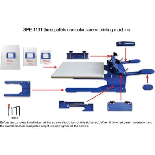 DIY New Design Silk Screen Printing Machine for T Shirts