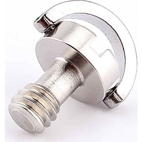 Captive 1/4 Inch Folding D-Ring Adapter Screw Cam Tripod Monopod Quick Release Plate for Camera Free Shipping