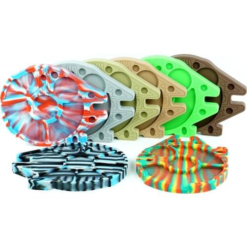 Silicone Non-stick Cigarette Rolling Tray Tobacco Rolling Tray Storage Plate Discs For Smoke Bob Marley