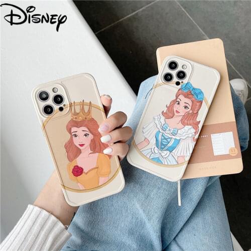 Disney Snow White for IPhone 7/8P/X/XR/XS/XSMAX/11/12Pro/12mini Silicone Cartoon Shatter-resistant Soft Case