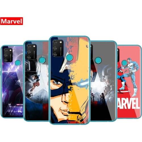 Marvel Avengers Captain America Super Hero For Huawei Honor X10 10X 10i 10 9C 9S 9A 9i 9N 9X Pro 9 Lite TPU Silicone Phone Case
