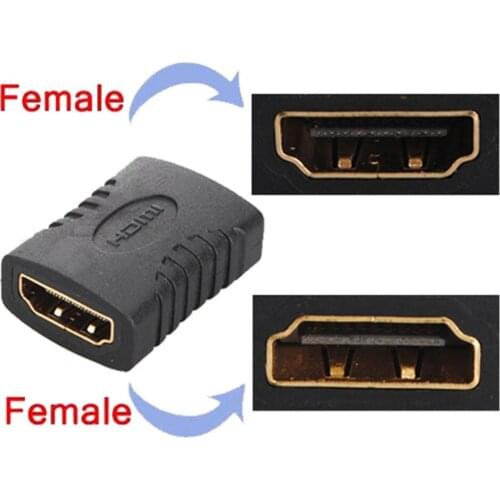 HDMI-compatible bfemale to adapter coupler connector converter for HDTV 1080P HDTVadapter with ears 3 TYPE for choose 300PCS