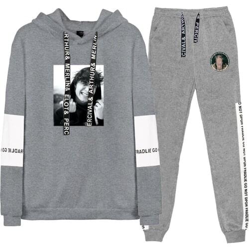 Jaden Hossler Hoodie Men Women Two Piece Set Hoodies And Sweatpants Hip Hop Streetwear Tracksuit Unisex Long Sleeve Casual