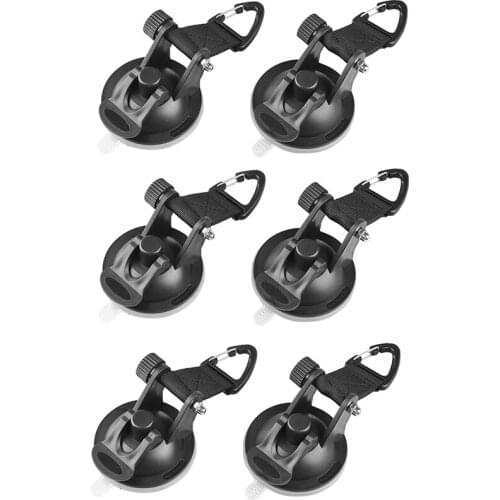Top!-6Pcs/Set Car Tent Suction Cup Anchor with Securing Hook,for Travel Camping Tarp Luggage Universal Car Side Awning