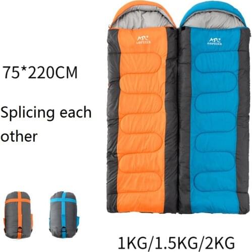 Ultralight Camping Hiking Sleeping Bag Pad Mattress 1-1.5kg Camping Sleeping Bag Adults Kids Child Single Person 3 Season