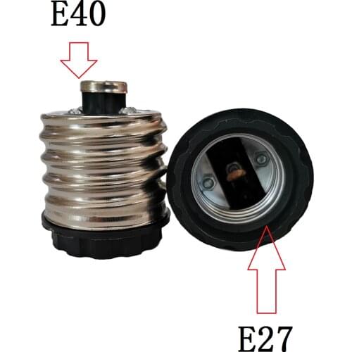 High quality Lamp Base E40 To E27 LED Light Bulbs Adapter Converter Socket Lamp Base Holder For LED Halogen Filament CFL Light