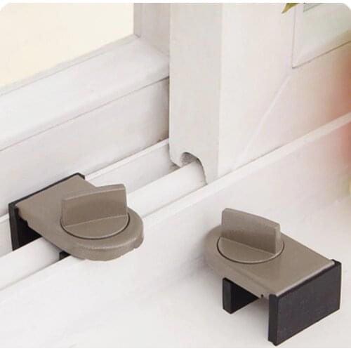 Locks on Windows adjustable security door latch Mobile window insurance lock anti-theft protection lock window stoppers