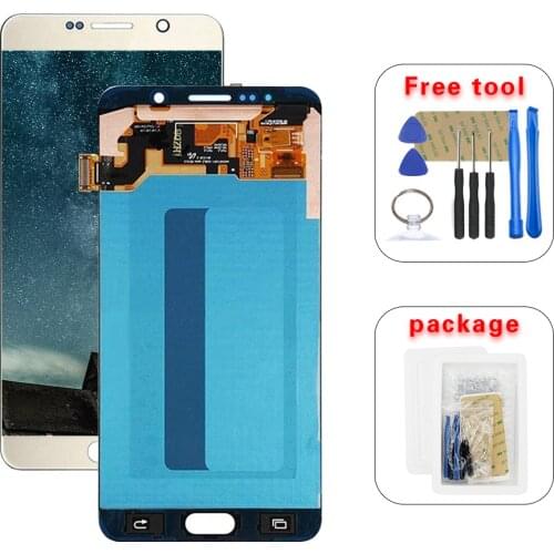 For Samsung Note 5 N920F SM-N920T N920A N920V/P/G LCD Display Touch Screen Digitizer Assembly + Tools