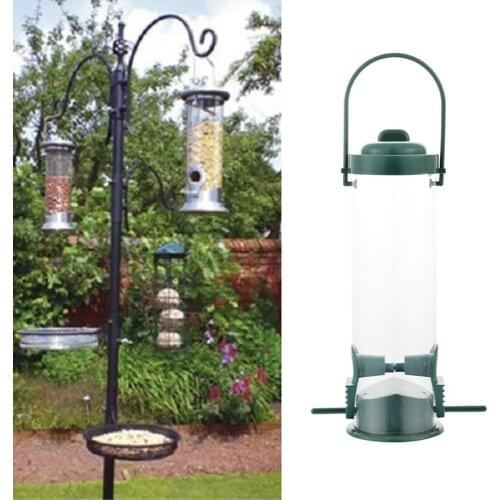 1pc Bird Feeders Feed Station Hanging Feeder Bird Water Drinker Feeder Waterer With Clip For Pet Bird Parrots Supplies