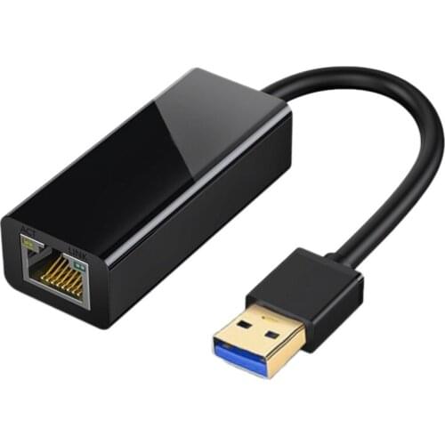 USB to Ethernet Adapter USB 3.0 Hub to Gigabit Ethernet LAN RJ45 Network Card Adapter for Windows PC Laptop