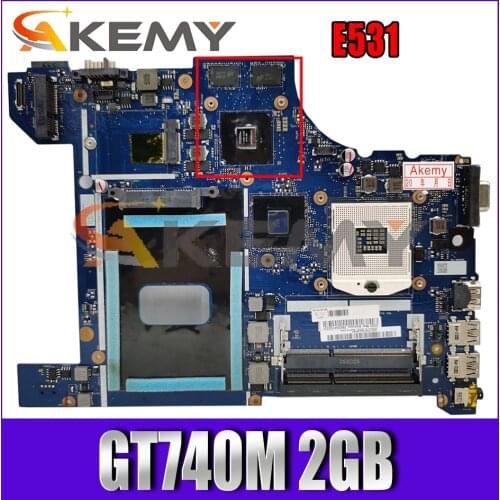 Akemy For Lenovo ThinkPad E531 Laptop Motherboard VILE2 NM-A044 GPU GT740M 2GB 100% Test Work 04Y1305 04Y1304 04Y1302 04Y1301