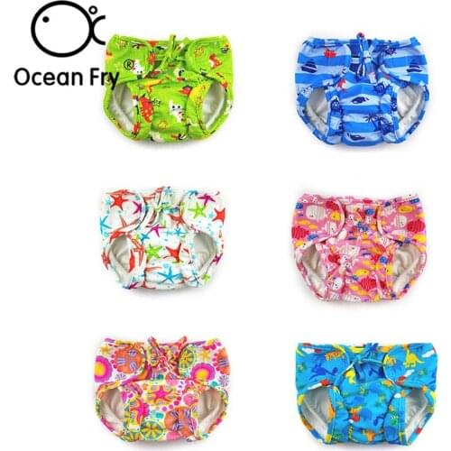 Baby Leakproof Swim Pants Toddler Baby Swim Diapers Waterproof Breathable TPU Craft Newborn Boy Girl Elasticity Swimming Nappies
