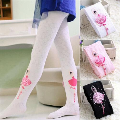 Lovely Infant Baby Kids Girl Flower Warm Knitted Pantyhose Slim Tights Stockings Pants Hosiery Pantyhose USA