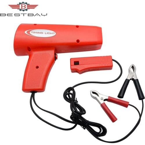 Car Motorcycle Ignition Timing Light Strobe Lamp Inductive Petrol Engine Timing Light Lamp Strobe Tester Gun Kit