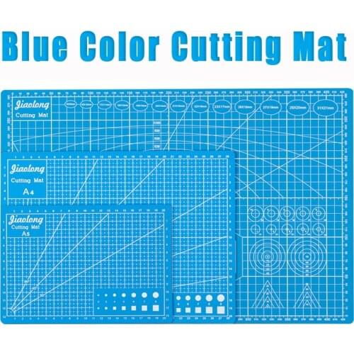A3 A4 A5 Cutting Mat PVC Patchwork Cut Pad Patchwork Tools Manual DIY Tool Double-sided Self-healing Blue Color 3mm Thickness