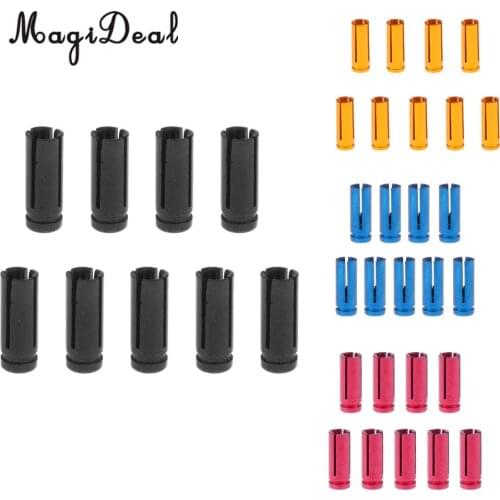 MagiDeal Hot 9Pcs/Lot Aluminum Dart Flight Saver Protector Dart Accessory Set Hunting Dart Tool Flights Part for Steel Soft Tip