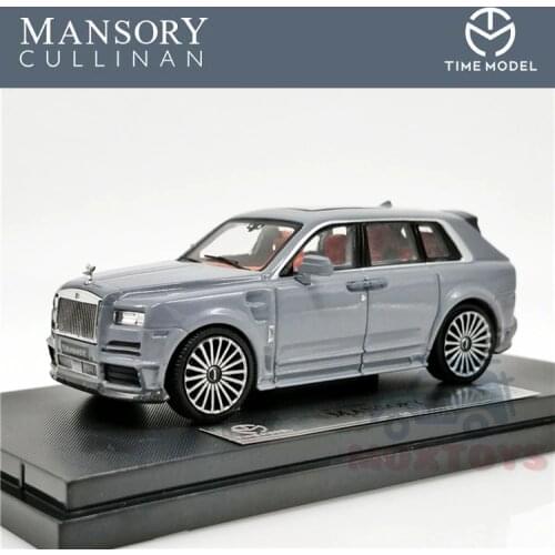 Time Model 1:64 Rolls Royce SUV CULLINAN Mansory Gray Diecast Model Car