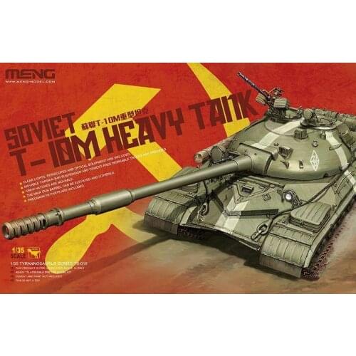 Meng Model 1/35 Soviet T-10M Heavy Tank w/workable Track #TS018 Model kit