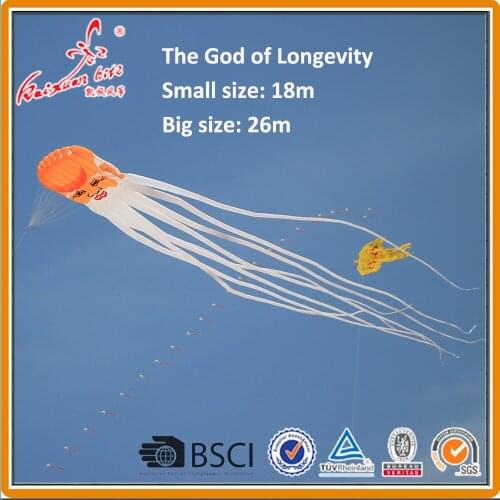 26m The God of Longevity Single Line Soft Kite