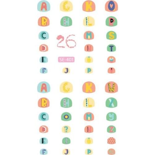 Set of 10 Waterproof Kids Sun Nail Art Stickers Children Tips Decals for Bag