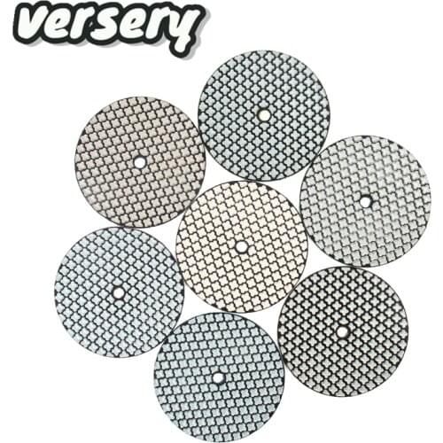Free Shipping 8PCS/Set 100mm 4 Inch Diamond Dry Polishing Pad Kit Sanding Disc For Marble Granite Quartzite Masonryworking tool