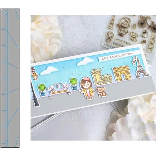 Floor Road New Metal Cutting Dies for Scrapbooking Mold Cut Stencil Handmade Tools DIY Card Make Mould Model Craft Decoration