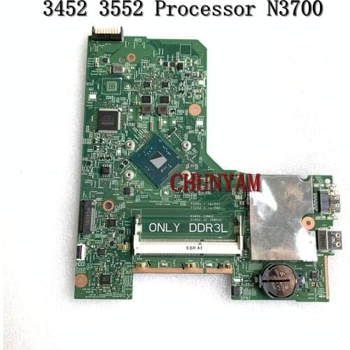 NEW Pentium N3700 FOR DELL Inspiron 15 3552 14 3452 laptop Notebook motherboard PWB 896X3 CN-0W216V W216V mainboard 100%Tested