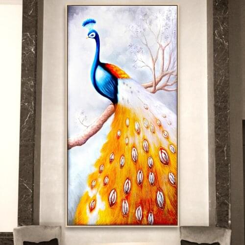 Special shaped diamond painting full round peacock christmas drills diamond embroidery new arrivals bead picture kits 5d diy