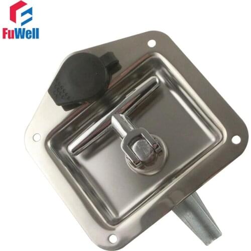 MS856-2 Metal Plane Lock with Handle Stainless Steel Cupboard Cabinet Lock