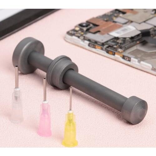 Welding Oil Flux Booster Soldering Needle Barrel Push Rod Propulsion Repair Tool Strong Toughness Metal Portable Supplies