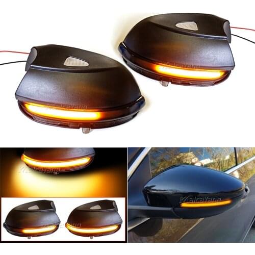 LED Dynamic Turn Signal Light Side Mirror Sequential Indicator For Volkswagen VW Passat B7 CC Scirocco Jetta MK6 EOS Beetle R