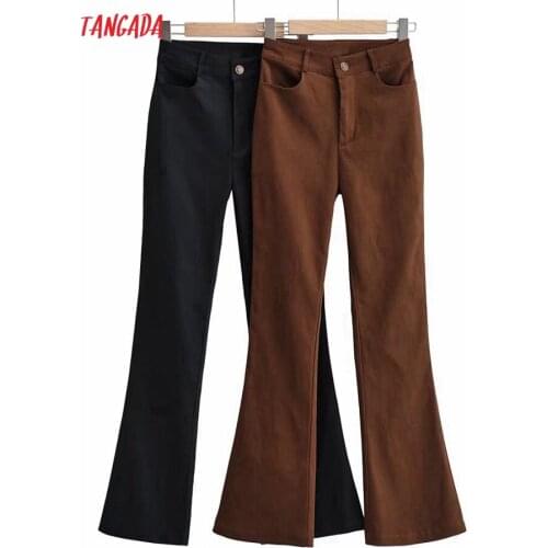 Женские брюки клеш Tangada China At AliExpress