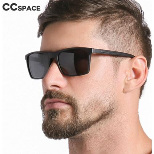 45862 TR90 Polarized Light Matte Sunglasses Men Women Fashion Shades UV400 Vintage Glasses