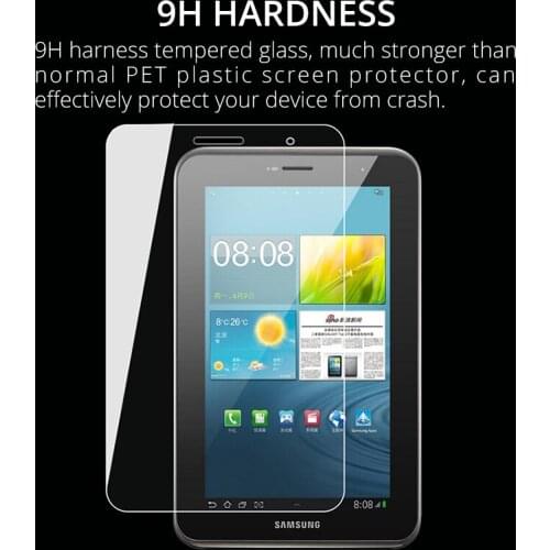 Tempered Glass Screen Protector for Samsung Galaxy Tab 2 7.0 P3100 P3110 GT-P3100 GT-P3110 Anti Scratch 9H