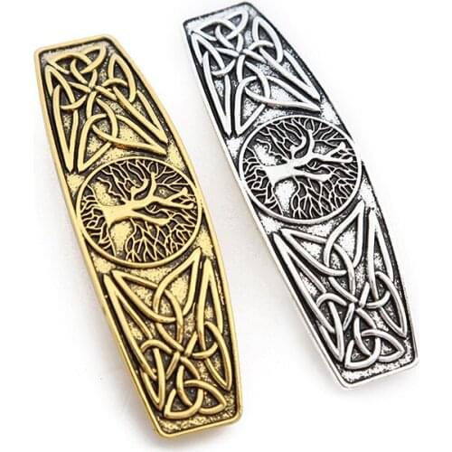 1PCS Retro Life Tree alloy hairpin versatile womens hair accessories antique spring clip headdress