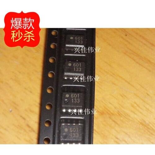 10PCS New original authentic HCPL-0601 HCPL0601 601 SOP8 AVAGO optocoupler Authentic