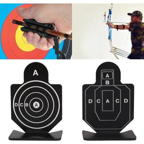 4pcs Sports Training Target Supplies Aluminum Alloy Shooting Target Competitive for Indoor Exercise Sport Ornaments
