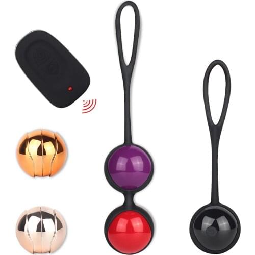 5Pcs/Set Sex Toys For Women Remote Control G-Spot Vibrator Simulator Kegel Balls Vaginal Muscle Trainer Exercise Vibrating Eggs