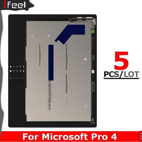 5Pcs New LCD For Microsoft Surface Pro 4 1724 Display Screen Digitizer Touch Panel Glass Assembly Replacement For Microsoft Pro4