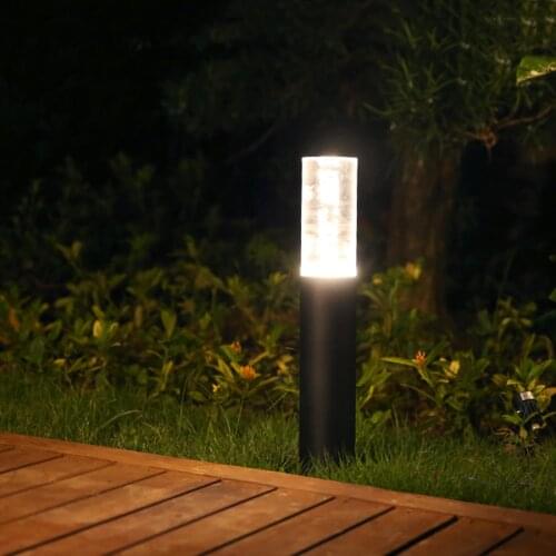 Acrylic Bubbles Pole Pillar Lawn Lamp Outdoor Garden Landscape Light Villa Patio Pathway Standing Post Light 7W Bollard Light
