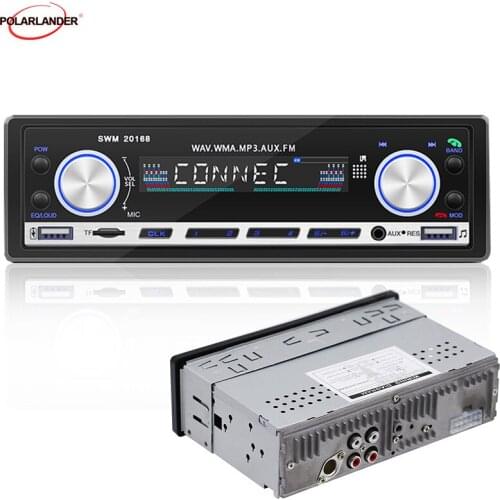 Car Radio 1 Din MP3 Player Bluetooth Hands-free Call Dual Systems 2 USB Mobile Phone Charging Support TF Card AUX FM 20168 Model