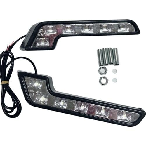 2X 12V Super Bright DRL LED Daytime Running Lights for Cars Auto Waterproof LED Driving Lights Fog Lamps Car Styling