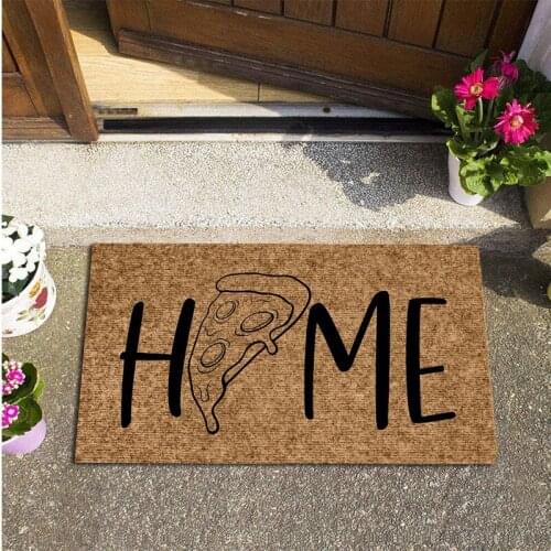 Welcome Doormats Entrance Hallway Non-Slip Floor Mats Water Absorption Bath Kitchen Carpet Indoor Outdoor Hard-Wearing Foot Pad