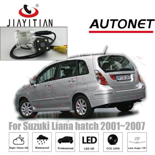 JIAYITIAN RearView Camera For Suzuki Liana/Aerio 5D hatch 2001~2007 CCD Night Vision Reverse Camera backup Licence plate camera