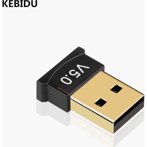 KEBIDU Bluetooth 5.0 Audio Receiver Transmitter for Computer Bluetooth Dongle Bluetooth Music Audio Receiver Transmitter aptx